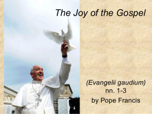 Pope Francis: The joy of the gospel