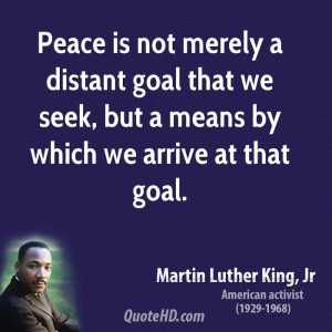 Martin Luther King, Jr. Peace Quotes
