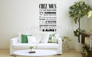 creative-Famous-quote-In-this-house-of-French-version-vinyl-quote-wall ...