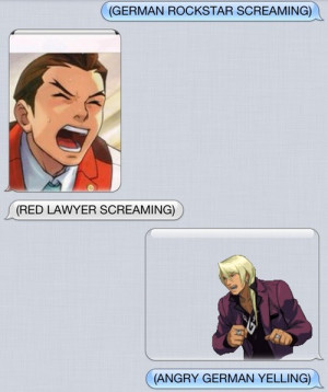apollo justice Klavier Gavin note: this is not meant to be serious ...