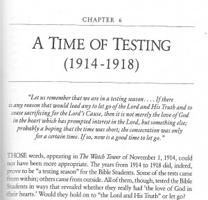 Critical Thinking for JWs: 1918 Temple Inspection