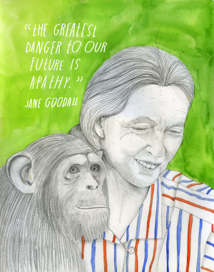 of fascination to light the inner fire that would make Jane Goodall ...