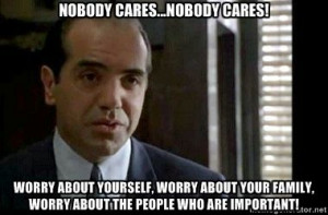 ... family, worry about the people who are important! | Bronx Tale Sonny