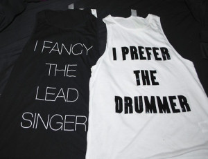 prefer the drummer t shirt Tumblr cute fashion funny 5sos