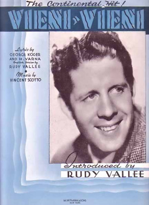 Sweet Music 1934 Movie Sheet Music Rudy Vallee