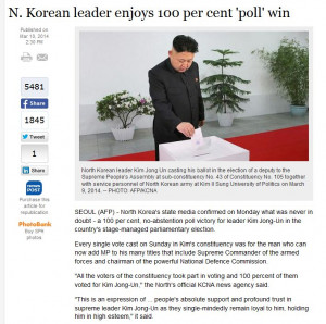 North Korea elections are the best // funny pictures - funny photos ...