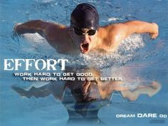 Work hard to get good. #Effort #Sport More