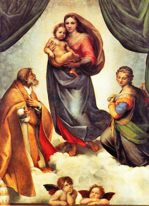Raphaello Santi, known as Raphael of Urbino, Italy - The Sistine ...