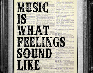 Music Wall QUOTE, MUSIC Wall Saying , Music Wall Art, ROCK Music Art ...