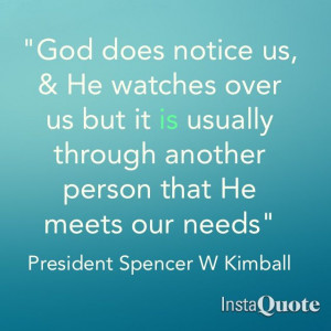 Quote #LDS President & Prophet Spencer W Kimball 