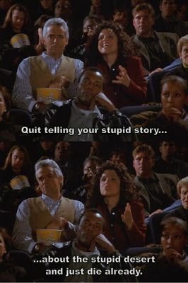 Seinfeld quote - Elaine at the movies with Peterman, 'The English ...