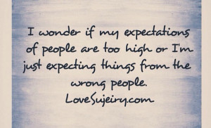 expectations in relationships