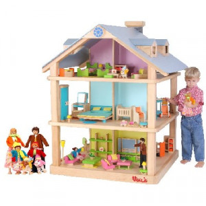 Kid And Its Dolls Family House