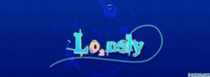 wierd lonely font facebook cover