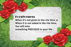 ... not given in the rite time or when it is not asked in the rite time