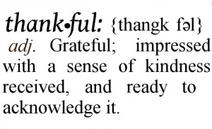 short & sweet} today i am thankful for...
