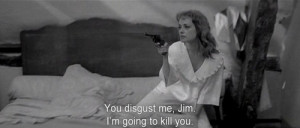 black and white, film, jules et jim, kill, movie, subtitles