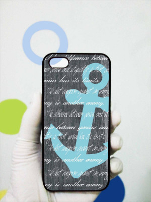 Anchor With Quote iphone 5 case