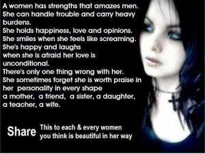 Woman has strengths that AMAZE Men ... and so much more!