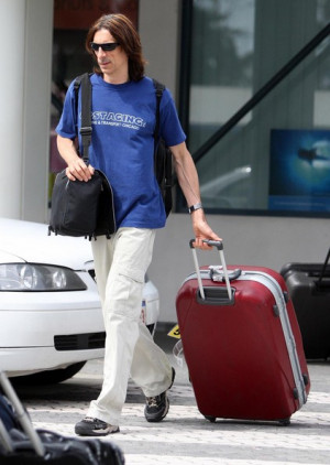 Scott Travis Judas Priest Arrives At Perth Airport