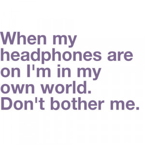 ... quote, boy, girl, saying, quotes, cute, typography, bother, headphones