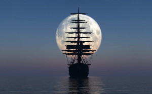 Pirate Ship Moon