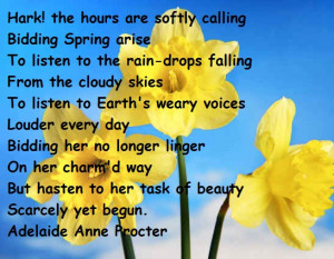 ... To The Rain-Drops Falling From The Cloudy Skies… ~ Spring Quote