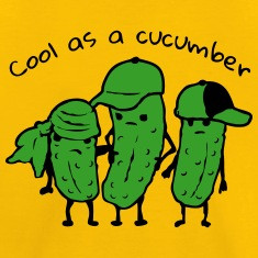 cool as a cucumber shirts designed by albis motive