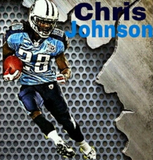... football fans selfshots' leading the rush to encourage a Chris Johnson