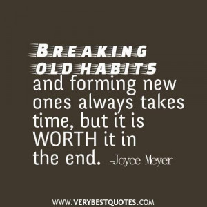 Self improvement quotes on breaking habits