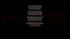 Invictus Black quotes poems statement text words wallpaper background