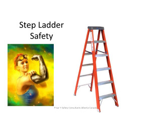 ... step ladder safety sign nhe 16298 step ladder safety safety signs