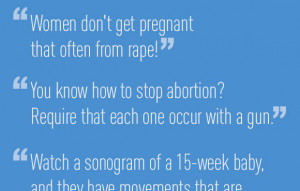 Outrageous Quotes from the War on Women 2013