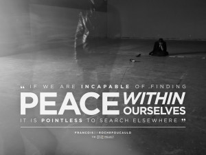 Quotes About Overcoming Depression (peace, one + quote design by