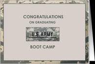 Army Graduation Boot Camp Greetings card - Product #927573