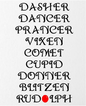 reindeer names christmas quotes wall words decals lettering