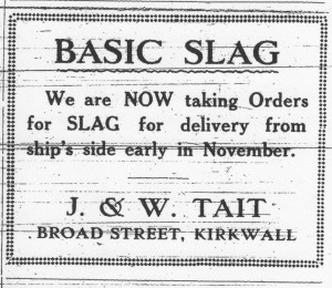 Adverts taken from The Orcadian dated 20th October 1953.