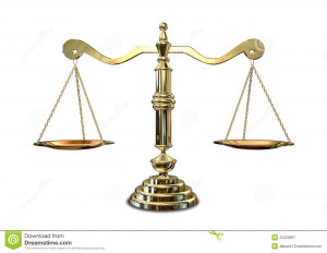 Scales Justice Stock Image