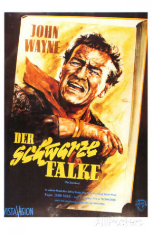 The Searchers, German Movie Poster, 1956 Premium Poster