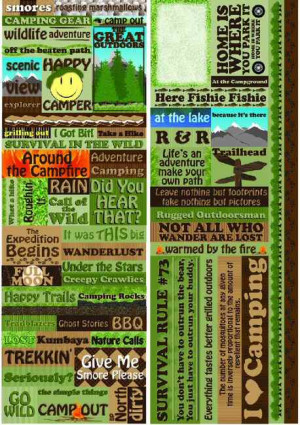 Fall Camping Quotes Camping quotes stickers