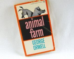 Vintage Animal Farm George Orwell Animal Farm Book Vintage Paperback ...