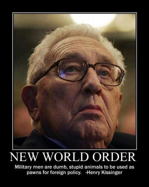 Henry Kissinger - men are pawns