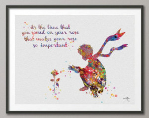 The Little Prince and Rose Quote Le Petit Prince inspiration ...