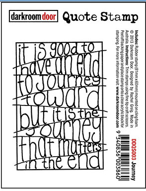 Journey - Quotes Stamp (Cling Foam Stamp) [DDQS003]