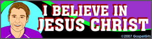 Clip Art Image: Young Man — I Believe in Jesus Christ