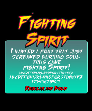 Fighting Spirit Font