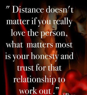 ... most is your honesty and trust for that relationship to work out