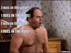 George Costanza on Being in The Pool