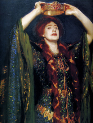John Singer Sargent: Ellen Terry as Lady Macbeth (detail)