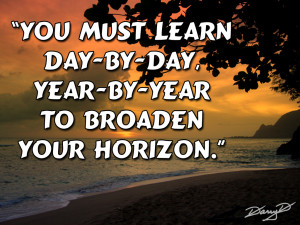 Define Broadening Your Horizons